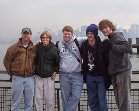 This pic is of all the guys on the trip except Andrew.  L to R: John,Dan H.,Me,Matty,and Dan O.